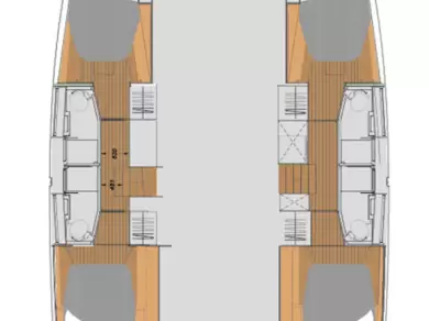 Katamaran mieten in Ellinikó - Fountaine Pajot Elba 45