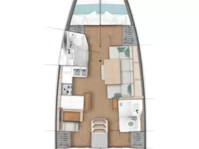 YachtCharter in Seget Donji - Jeanneau Sun Odyssey 440 auf SamBoat