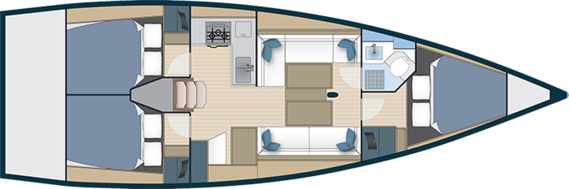 Segelboot mieten in Biograd na Moru - More Boats More 40