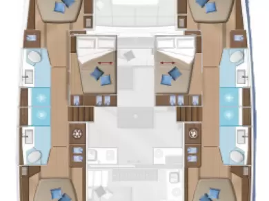 YachtCharter in Lefkáda - Lagoon Lagoon 50 auf SamBoat