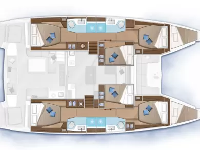Boot mieten Gouviá günstig Lagoon 50