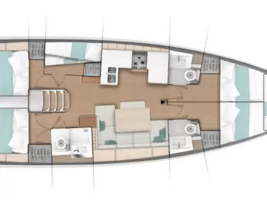 Boot mieten Gouviá günstig Sun Odyssey 490