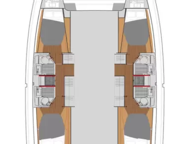 Ein Fountaine Pajot Astrea 42 mieten in Lefkáda