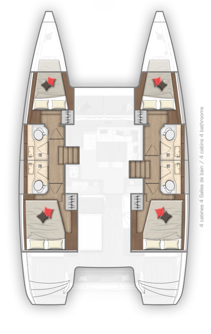 Vermietung Katamaran Lagoon mit Führerschein