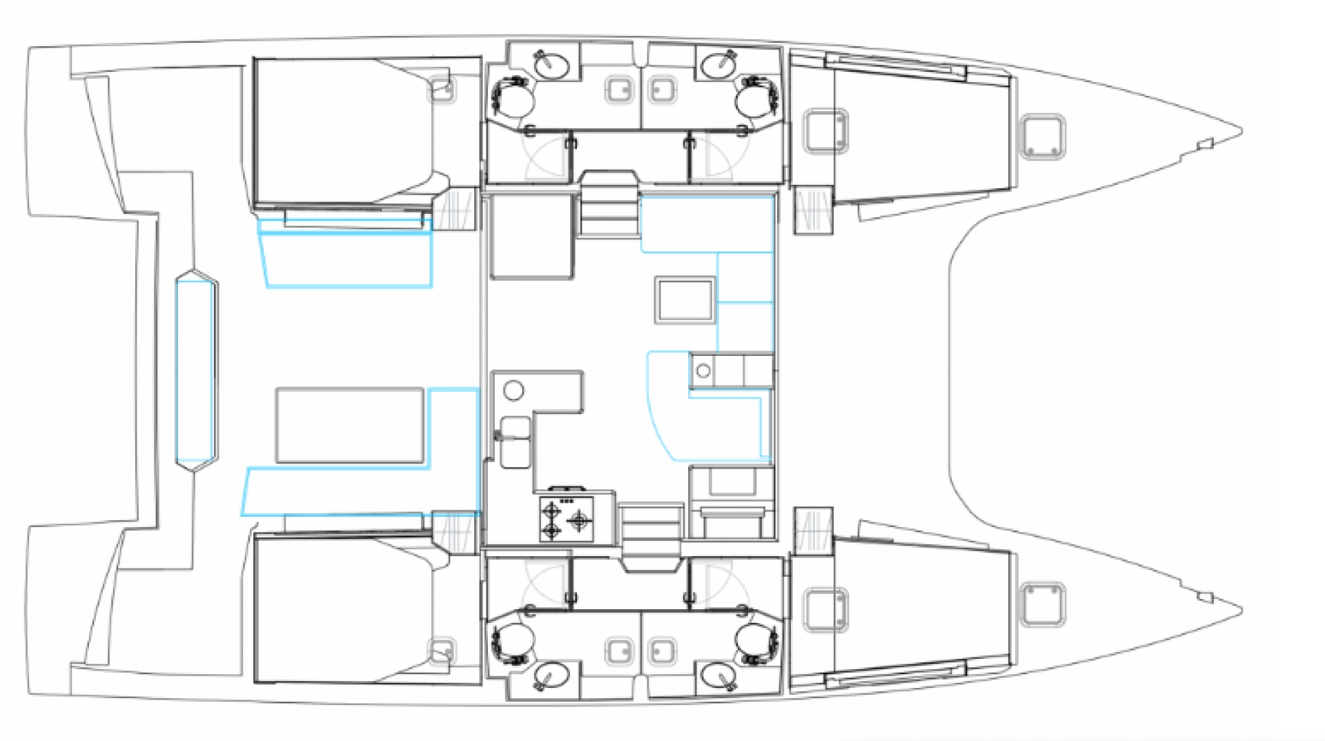 YachtCharter in Lefkáda - Bavaria Nautitech 47 Power - 4 + 2 cab. auf SamBoat