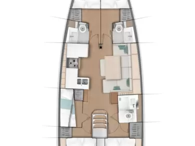 YachtCharter in Primošten - Jeanneau Sun Odyssey 490 auf SamBoat