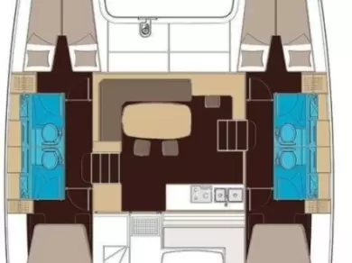 YachtCharter in Álimos - Lagoon Lagoon 400 auf SamBoat