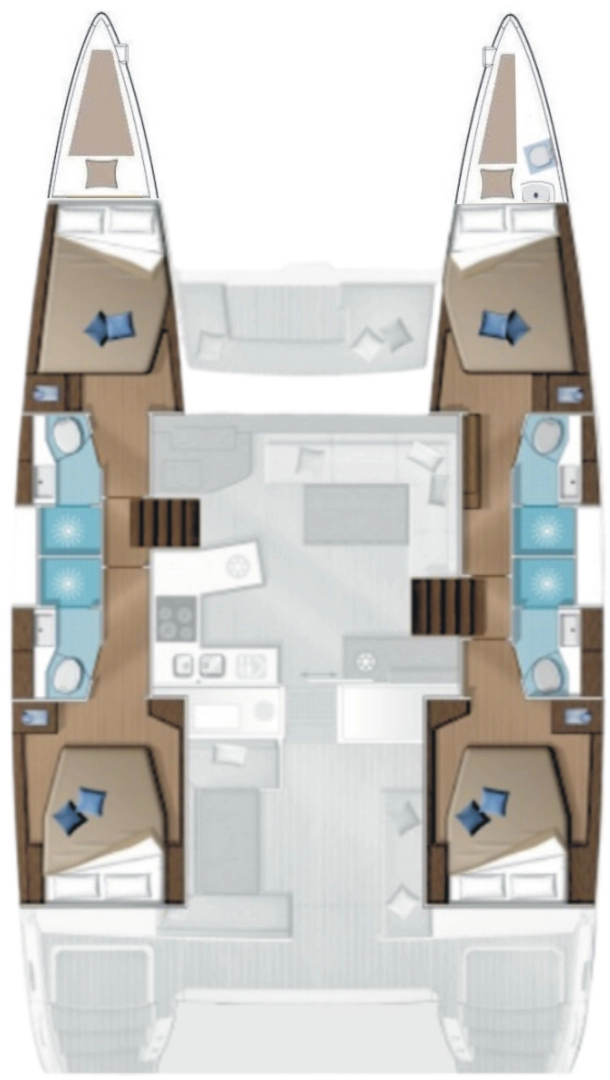 Ein Lagoon Lagoon 450 F mieten in Álimos