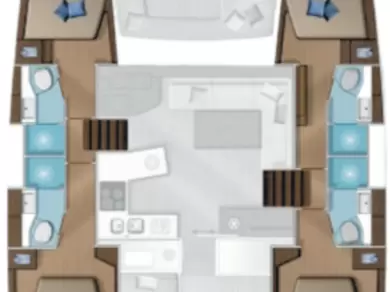 Ein Lagoon Lagoon 450 F mieten in Álimos