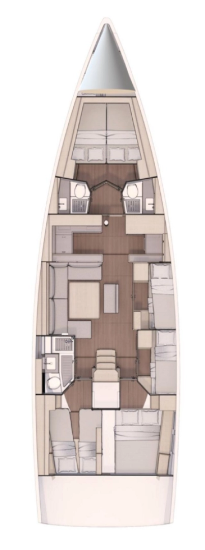 YachtCharter in Trogir - Dufour Dufour 530 auf SamBoat