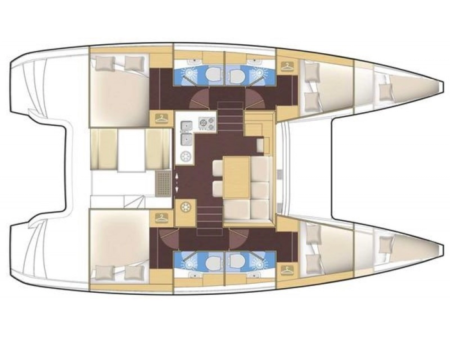 Katamaran mit oder ohne Skipper Lagoon mieten in Álimos