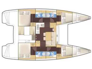 Katamaran mit oder ohne Skipper Lagoon mieten in Álimos