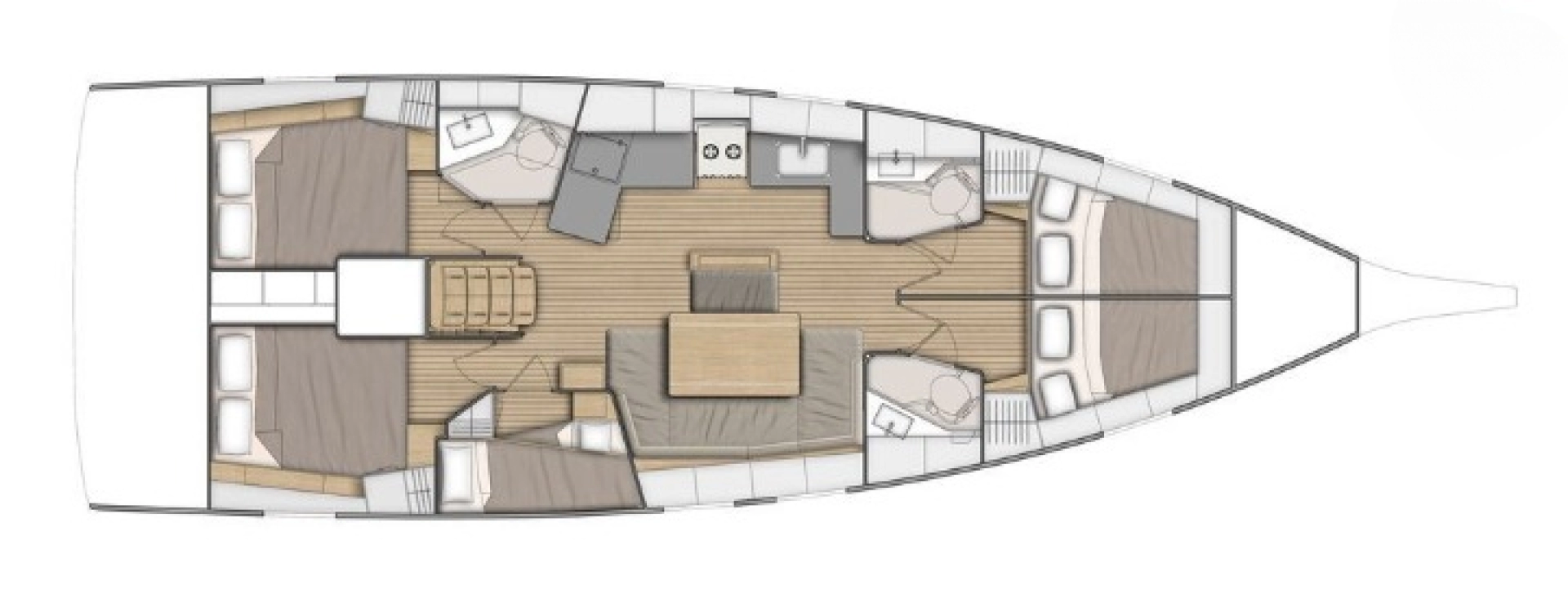 Vermietung Segelboot Bénéteau mit Führerschein