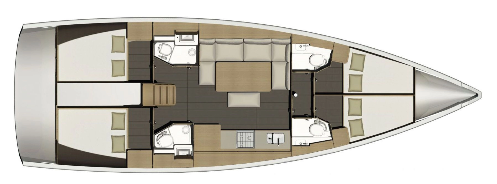 Segelboot mieten in Lefkáda - Dufour Dufour 460 Grand Large