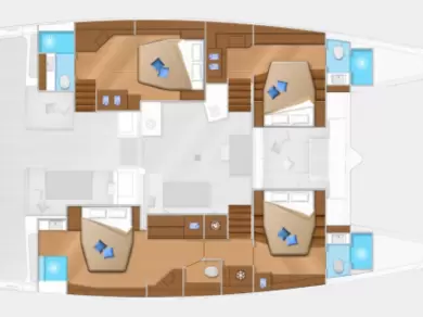 YachtCharter in Fethiye - Lagoon Lagoon 52 F auf SamBoat