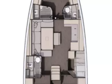 Vermietung Segelboot Dufour mit Führerschein