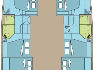 Vermietung Katamaran Fountaine Pajot mit Führerschein