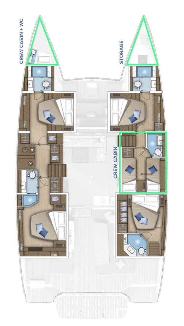 Vermietung Katamaran Lagoon mit Führerschein