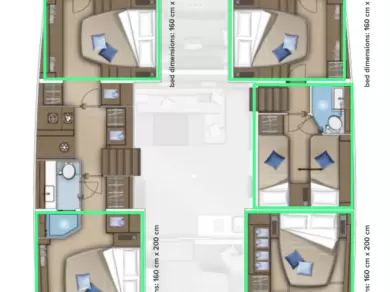 YachtCharter in Kaštela - Lagoon Lagoon 55 auf SamBoat