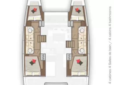 Boot mieten Primošten günstig Lagoon 40