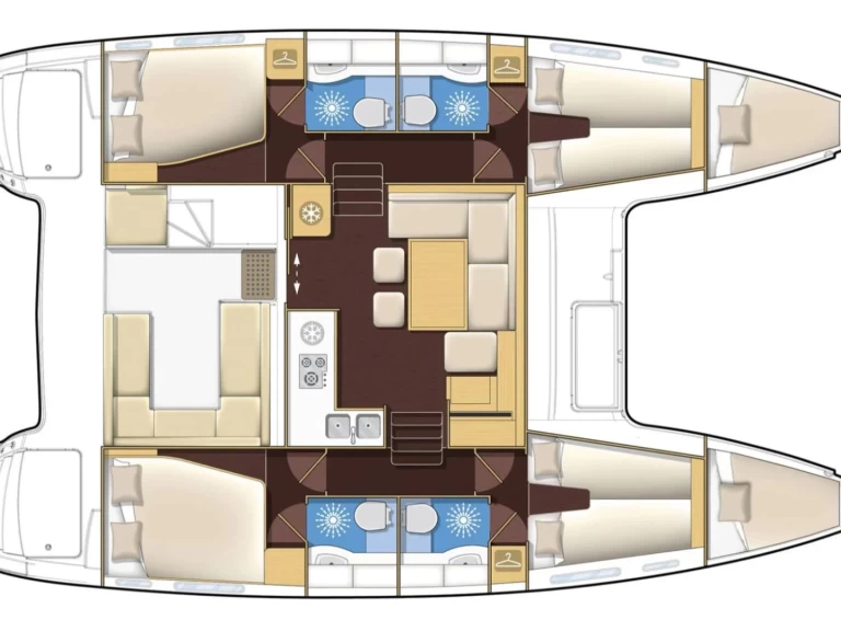 Katamaran mit oder ohne Skipper Lagoon mieten in Álimos