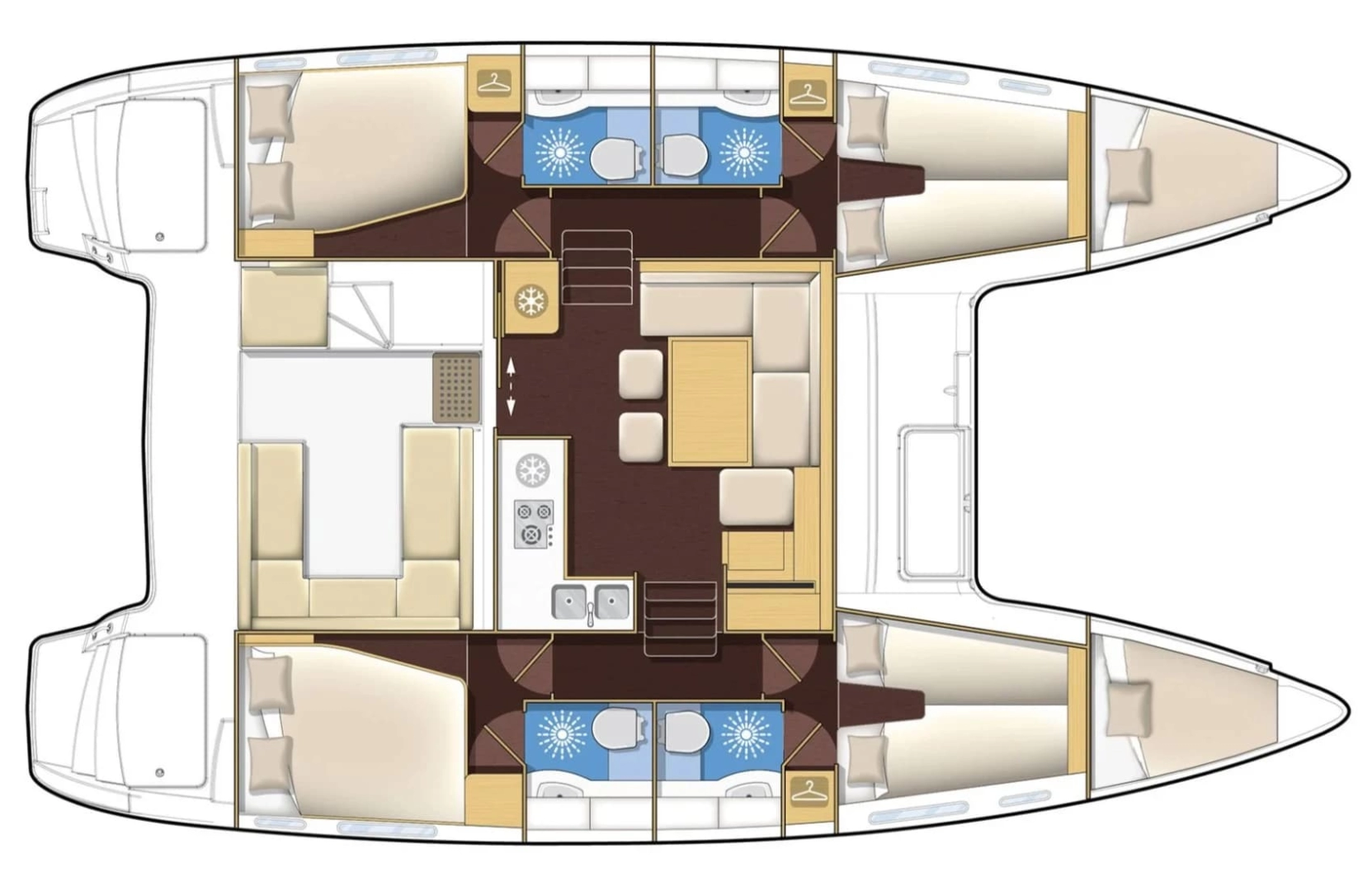 Katamaran mit oder ohne Skipper Lagoon mieten in Álimos