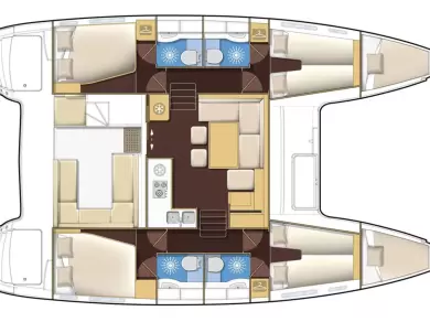 Katamaran mit oder ohne Skipper Lagoon mieten in Álimos