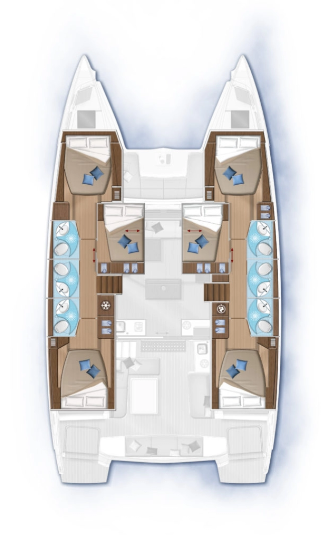 Katamaran mit oder ohne Skipper Lagoon mieten in Álimos