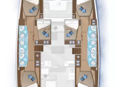 Katamaran mit oder ohne Skipper Lagoon mieten in Álimos