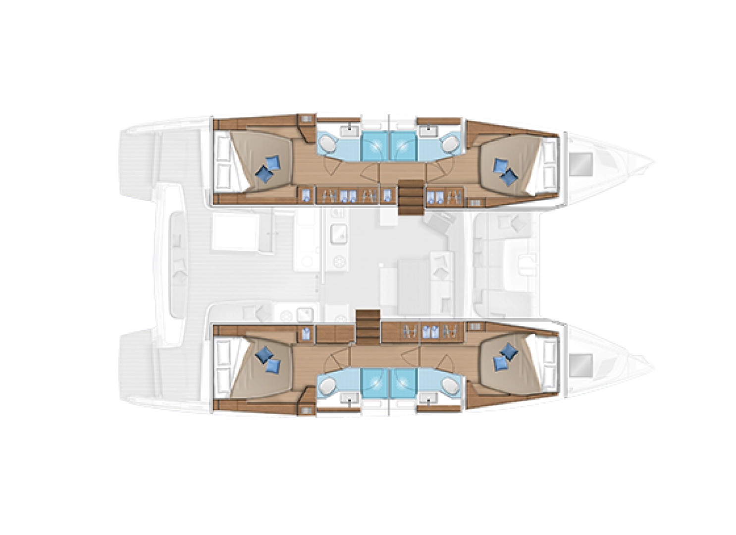 Vermietung Katamaran Lagoon mit Führerschein