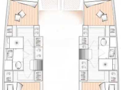 Vermietung Katamaran Excess mit Führerschein