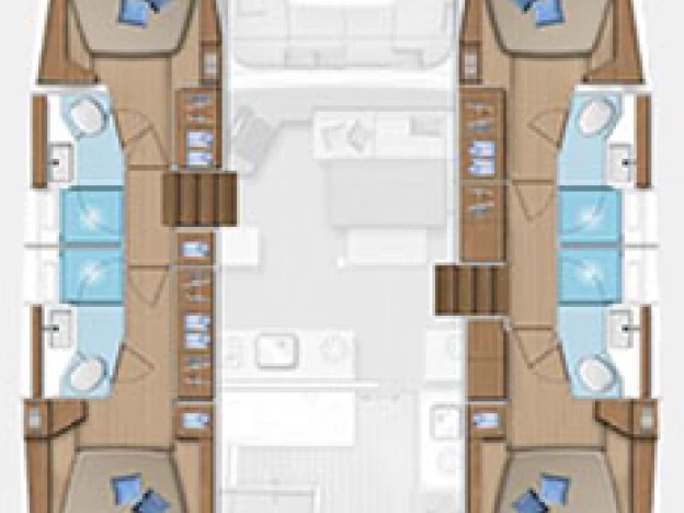 Ein Lagoon Lagoon 46 mieten in Álimos