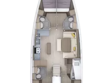 Ein Bénéteau Oceanis 52 - 6 cab. mieten in Álimos