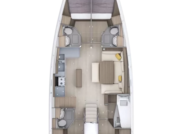 Boot mieten Gouviá günstig Oceanis 52 - 6 cab.