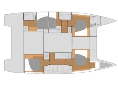 YachtCharter in Frenchtown - Fountaine Pajot Tanna 47 auf SamBoat