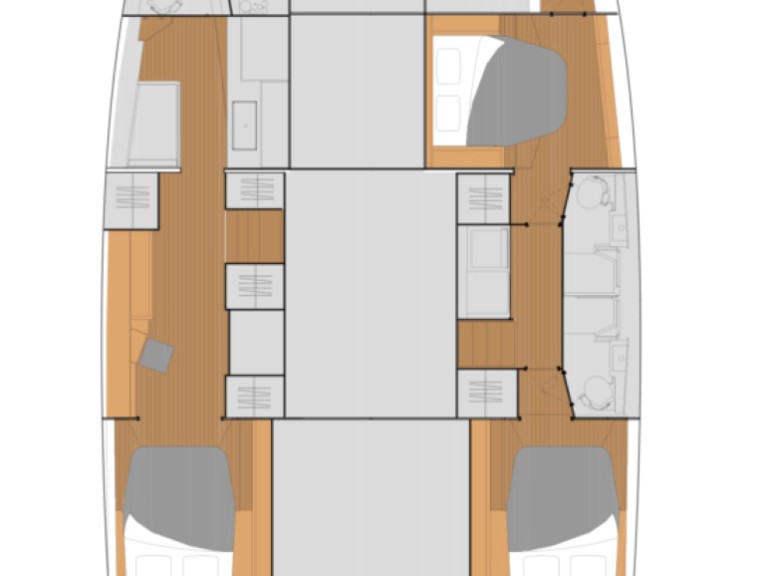 Katamaran mieten in Marsh Harbour - Fountaine Pajot Fountaine Pajot Tanna 47 Maestro - 3 + 1 cab.