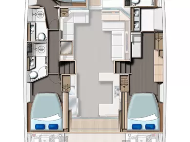 Bootsverleih Leopard Catamarans / Robertson & Caine Leopard 53 - OW Eden Island Samboat
