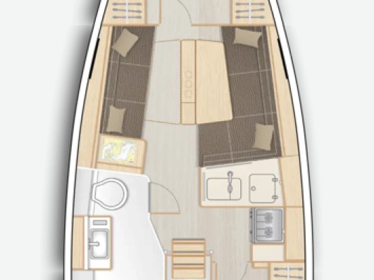 Boot mieten Marseille günstig Hanse 348