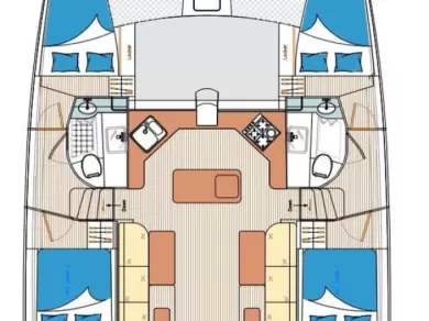 Vermietung Katamaran Island Spirit Yachts mit Führerschein