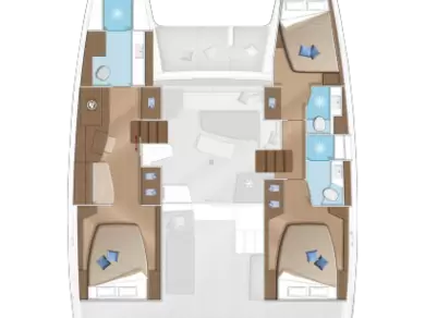 YachtCharter in Rogoznica - Lagoon Lagoon 42 auf SamBoat