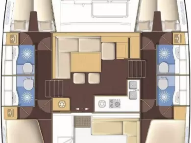 Ein Lagoon Lagoon 400 S2 mieten in Lefkáda