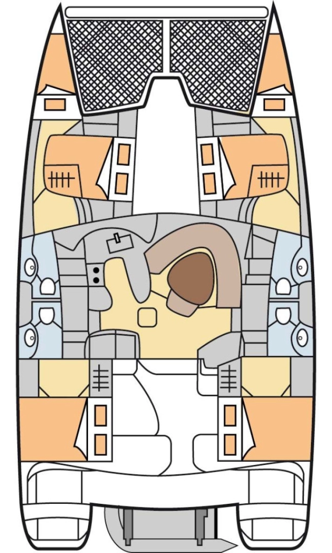Ein Leopard Catamarans / Robertson & Caine Leopard 4300 mieten in Fethiye