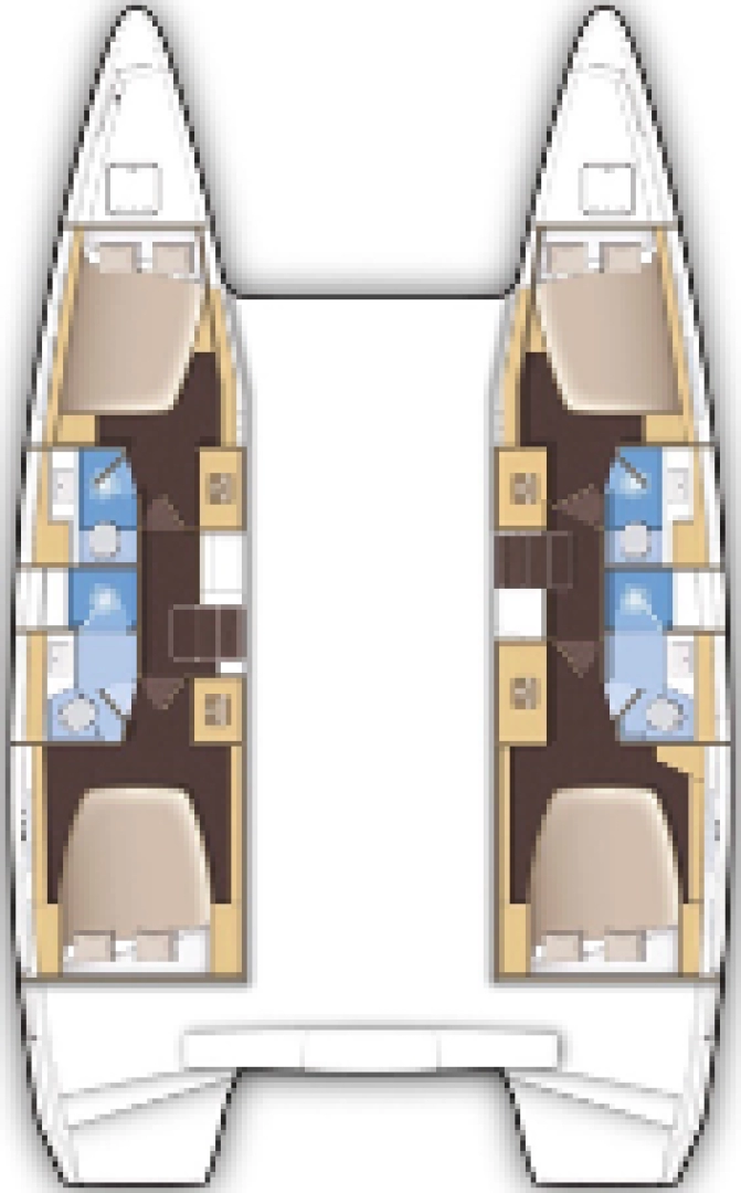 Boot mieten Saint-Raphaël günstig Lagoon 42