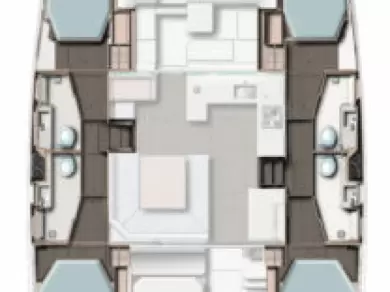 Bootsverleih Leopard Catamarans / Robertson & Caine Leopard 45 Toulon Samboat