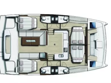 Boot mieten Parham Town günstig Bali Catspace Voile