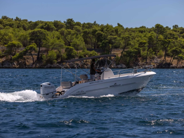 Vermietung Motorboot Mingolla mit Führerschein