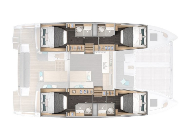 YachtCharter in Álimos - Lagoon Lagoon 43 auf SamBoat