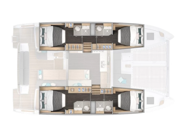 YachtCharter in Álimos - Lagoon Lagoon 43 auf SamBoat
