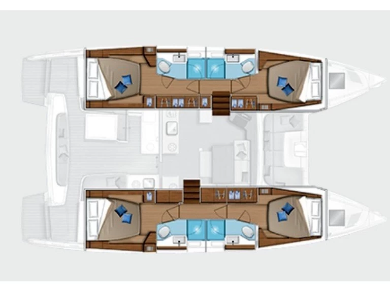 Vermietung Katamaran Lagoon mit Führerschein