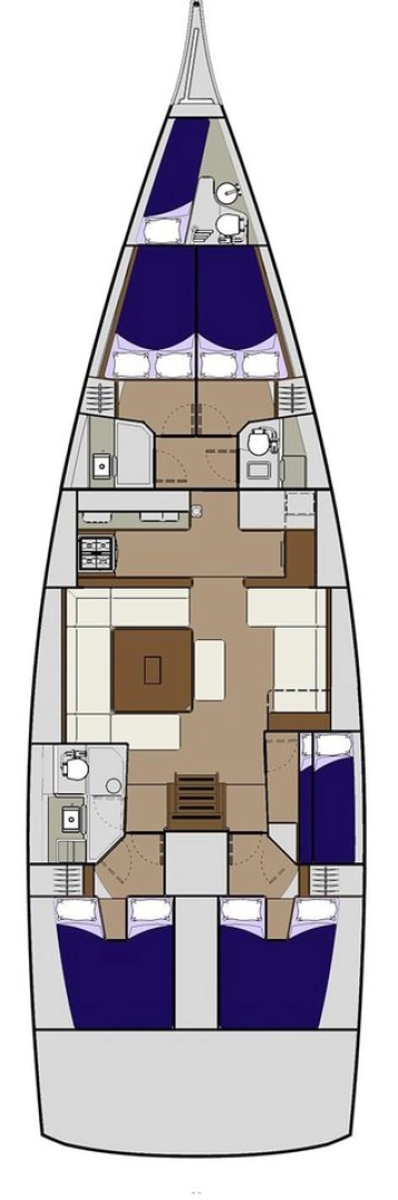 Dufour Dufour 560 Grand Large mieten Gouviá